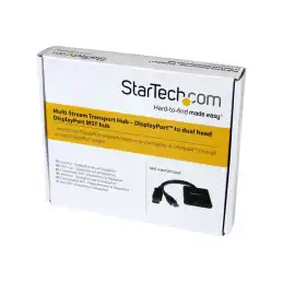 StarTech.com Splitter multi-écrans DisplayPort vers 2x DisplayPort - Hub MST à 2 ports - Répartiteur DP ... (MSTDP122DP)_3